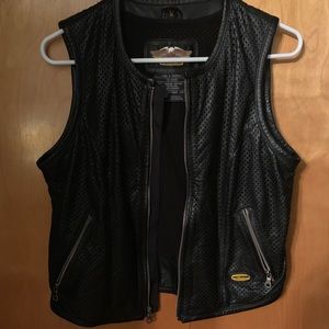 Harley Davidson Perforated Leather Vest